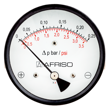 用于差压的Afriso磁性活塞压力表 - 高压保护