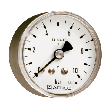 用于气体应用的Afriso标准Bourdon管压力表D3GydF4y2Ba